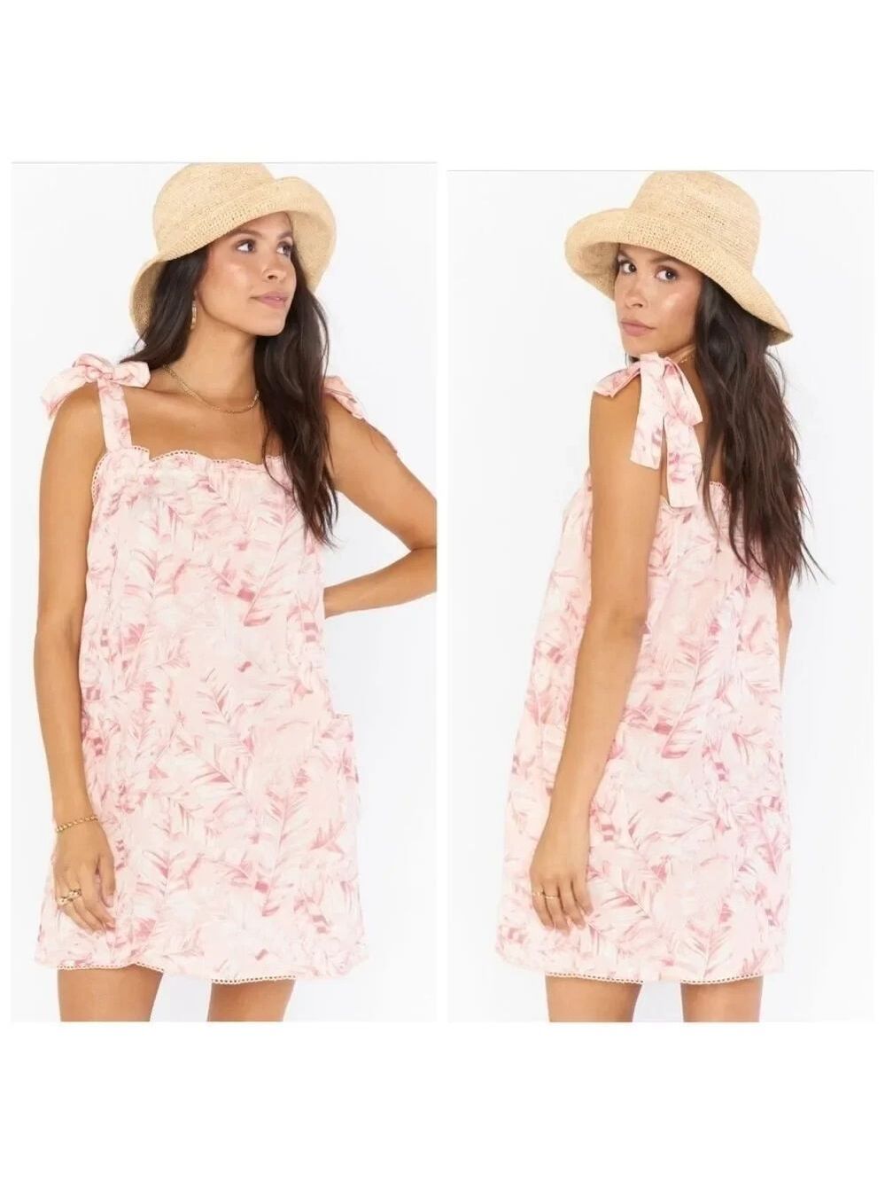 Show Me Your MuMu Sunshine Palm Majestic Linen Dress